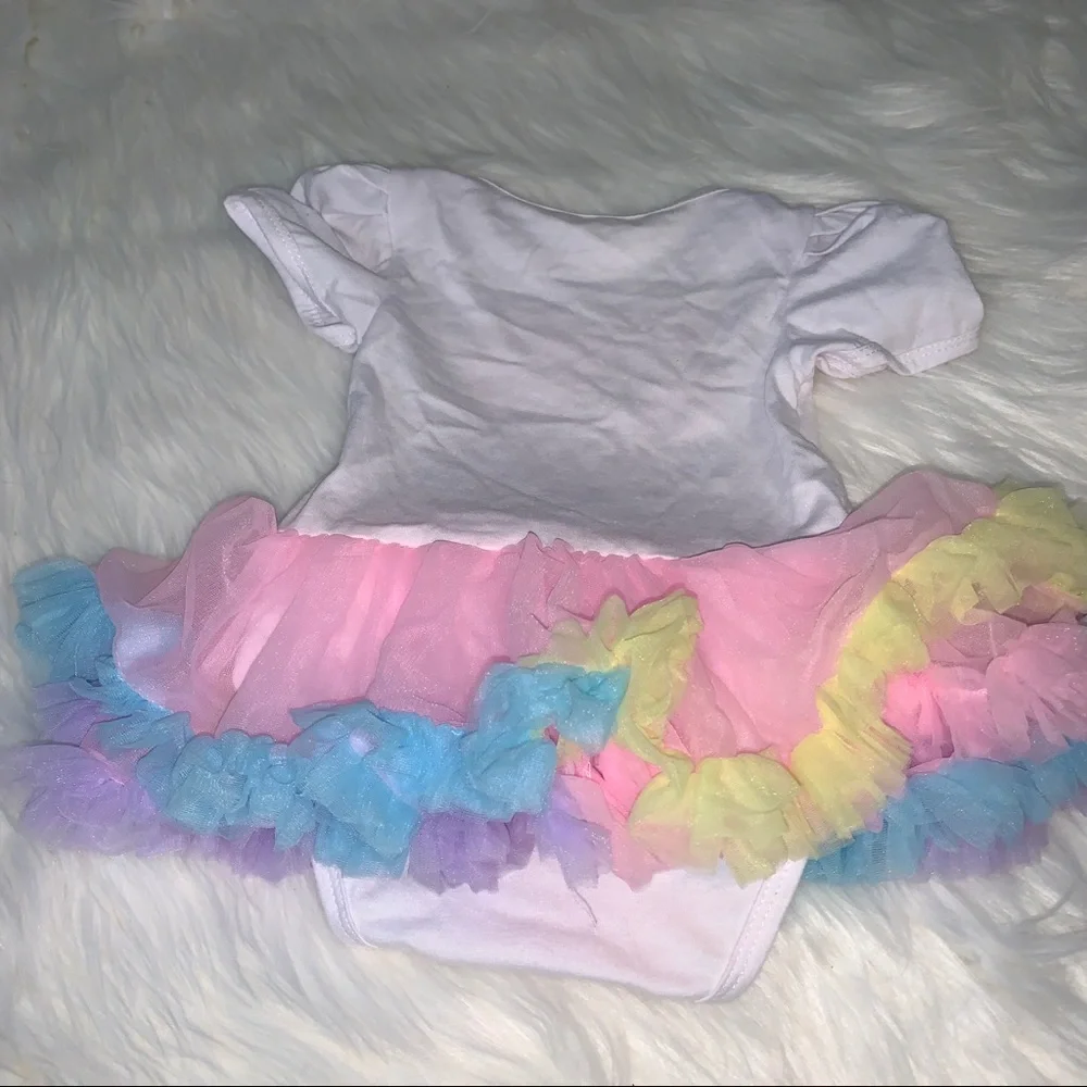 RainbowTutu bodysuit — 6/9 months